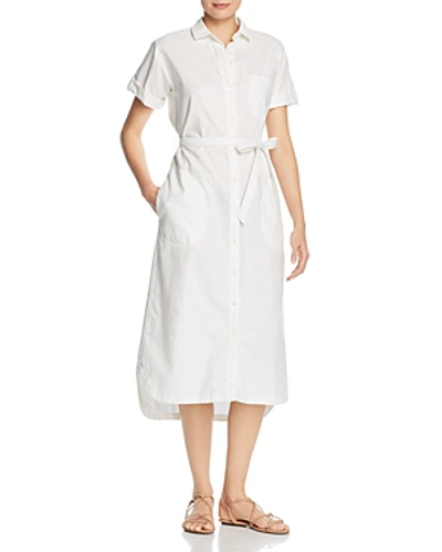 Atm Anthony Thomas Melillo Belted Shirt Dress In Chalk