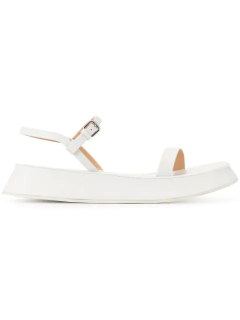 jil sander platform sandals