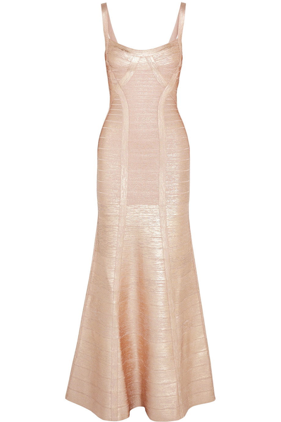 herve leger metallic dress