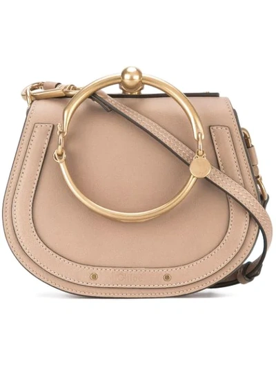 Chloé Small 'nile' Bracelet Crossbody Bag In Neutrals