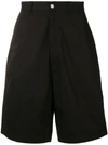 Ami Alexandre Mattiussi Ami - Oversized Denim Bermuda Shorts - Mens - Black