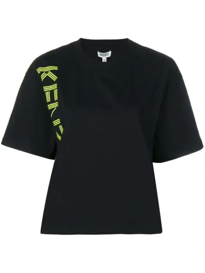 Kenzo Sport Boxy T-shirt In Nero