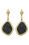 Black Onyx/ Yellow Gold