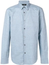 Theory Men's Irving Essential Linen & Cotton Shirt In Slope