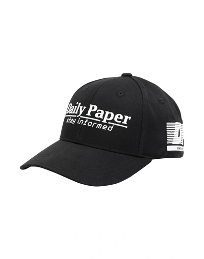 Daily Paper Hats In Black