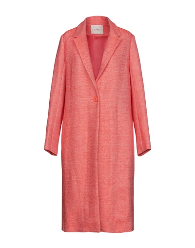 Maje Coats In Coral