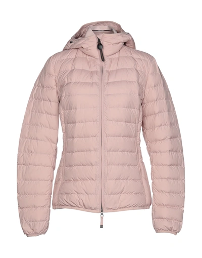 Parajumpers Down Jacket In Pale Pink