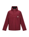 Carhartt Jackets In Maroon