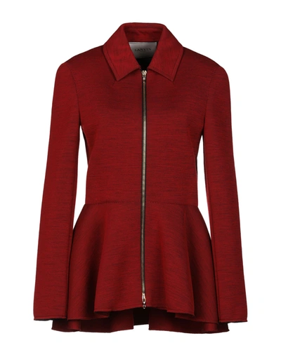 Lanvin Jackets In Maroon