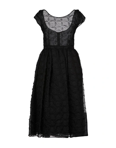 Dolce & Gabbana Midi Dress In Black