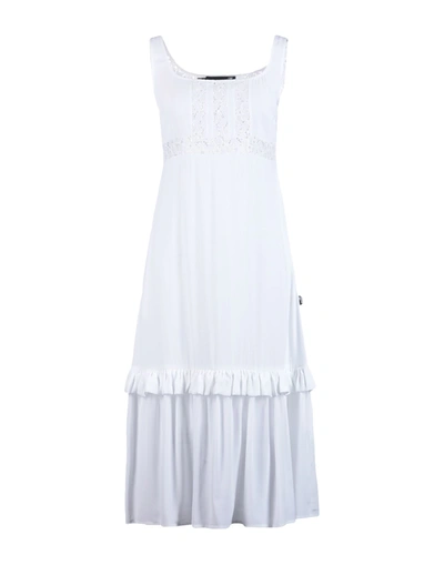 Love Moschino 3/4 Length Dresses In White