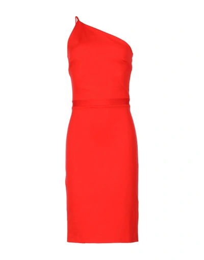 Space Style Concept Knee-length Dress In Red