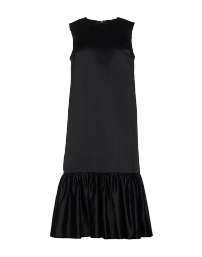 Edit Knee-length Dress In Black