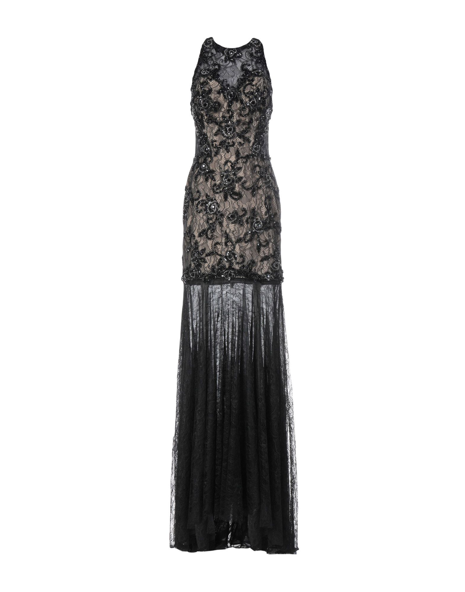 Forever Unique Long Dress In Black | ModeSens