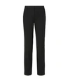 Tory Burch Stacey Cropped Flared Pants In Black