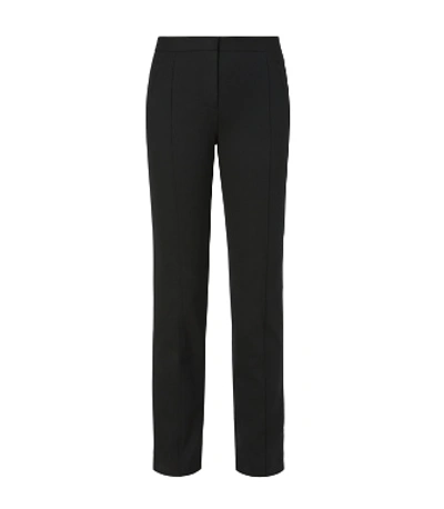 Tory Burch Stacey Cropped Flared Pants In Black