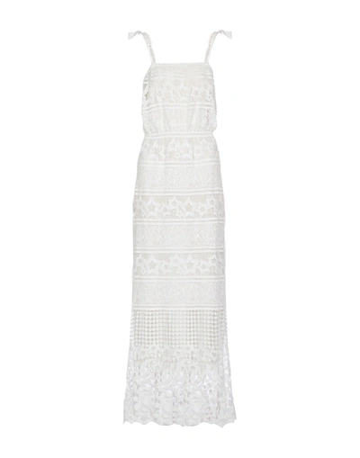 Miguelina Long Dresses In White