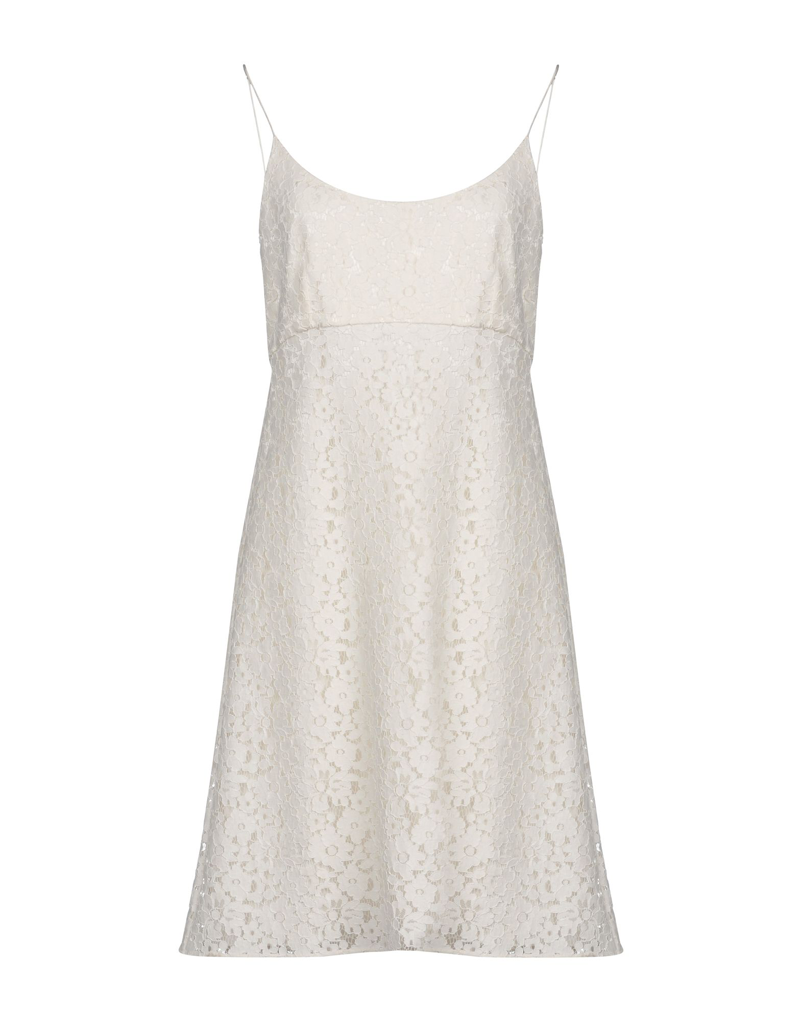 Saint Laurent Short Dress In White | ModeSens
