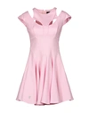 Philipp Plein Short Dresses In Pink