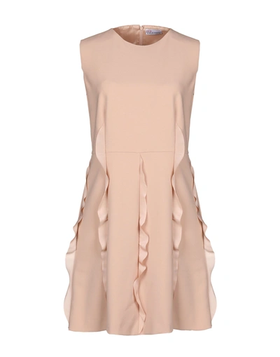Red Valentino Short Dress In Sand