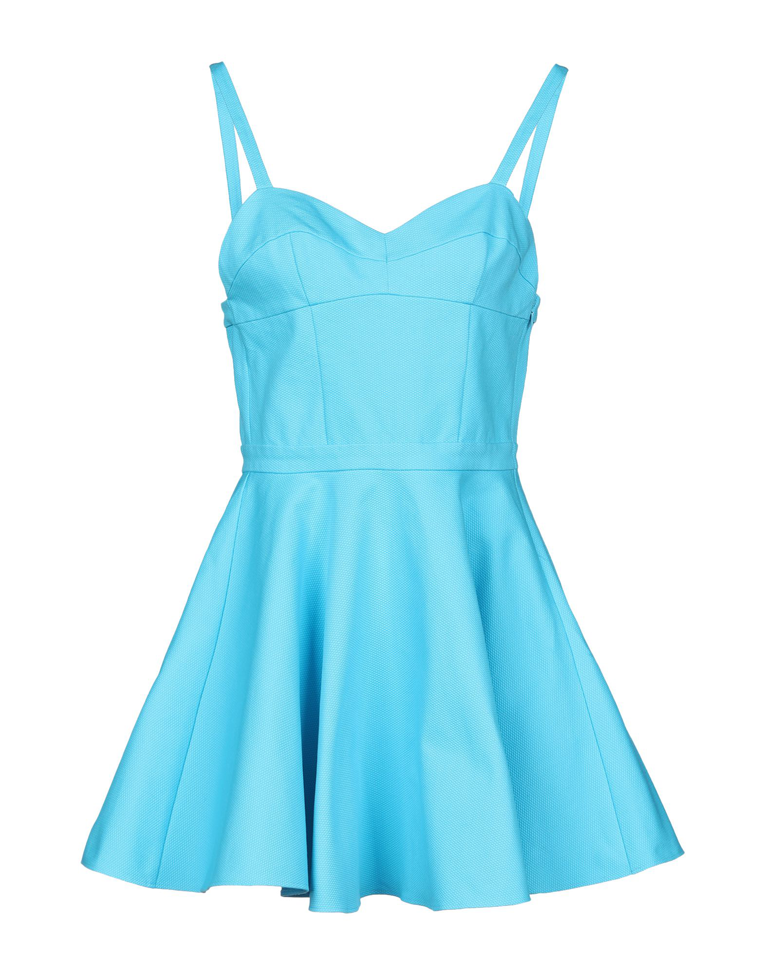 Jeremy Scott Short Dress In Azure | ModeSens