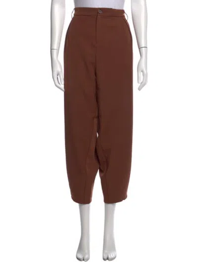 Pre-owned 11 Honore Straight Leg Pants In Brown