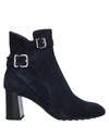 Tod's Ankle Boots In Dark Blue