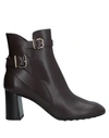 Tod's Ankle Boots In Cocoa
