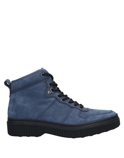 Tod's Ankle Boots In Blue