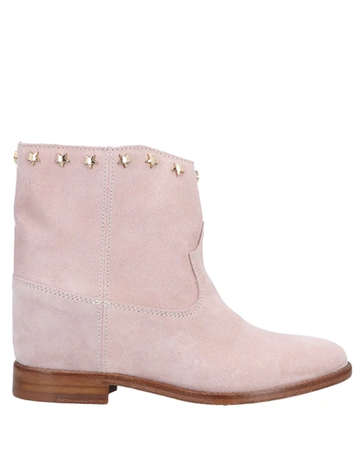 Catarina Martins Ankle Boot In Light Pink