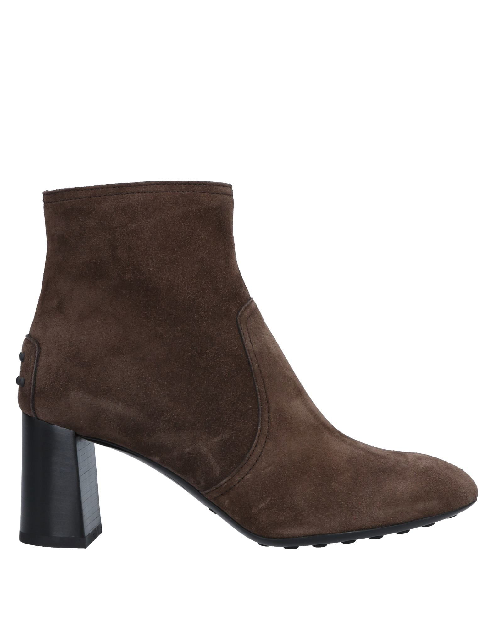Tod's Ankle Boot In Dark Brown ModeSens
