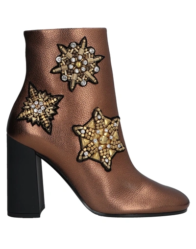 Ballin Ankle Boot In Bronze