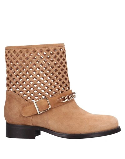 Elisabetta Franchi Ankle Boot In Sand