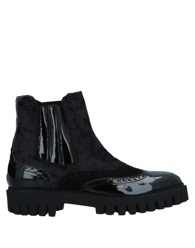 Alberto Guardiani Ankle Boots In Black