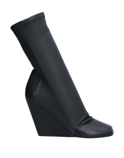 Rick Owens Ankle Boot In Black