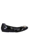 Hogan Ballet Flats In Black