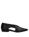 Malloni Ballet Flats In Black