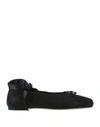 Pantofola D'oro Ballet Flats In Black