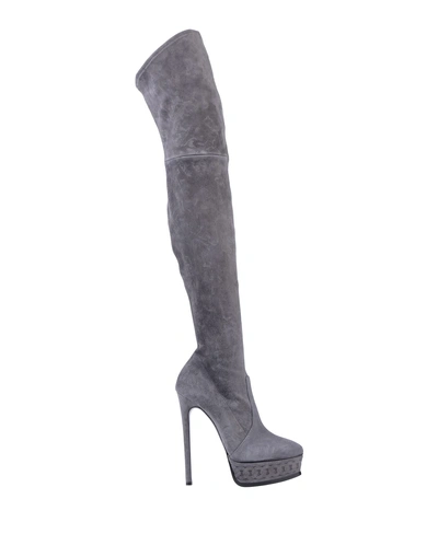 Casadei Boots In Lead