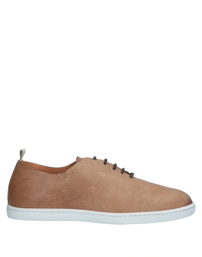 Pantofola D'oro Lace-up Shoes In Beige