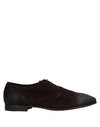 Alexander Hotto Lace-up Shoes In Dark Brown