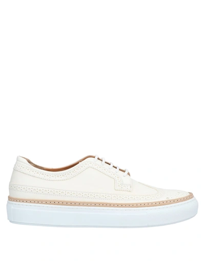 Pantofola D'oro Lace-up Shoes In Ivory