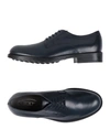 Tod's Lace-up Shoes In Dark Blue