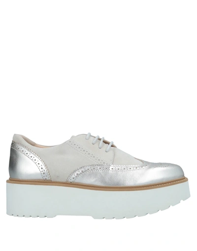 Hogan Lace-up Shoes In Grey