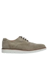 Hogan Lace-up Shoes In Military Green