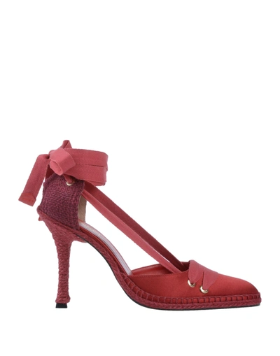 Castañer By Manolo Blahnik Pumps In Maroon