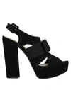 Essentiel Antwerp Sandals In Black