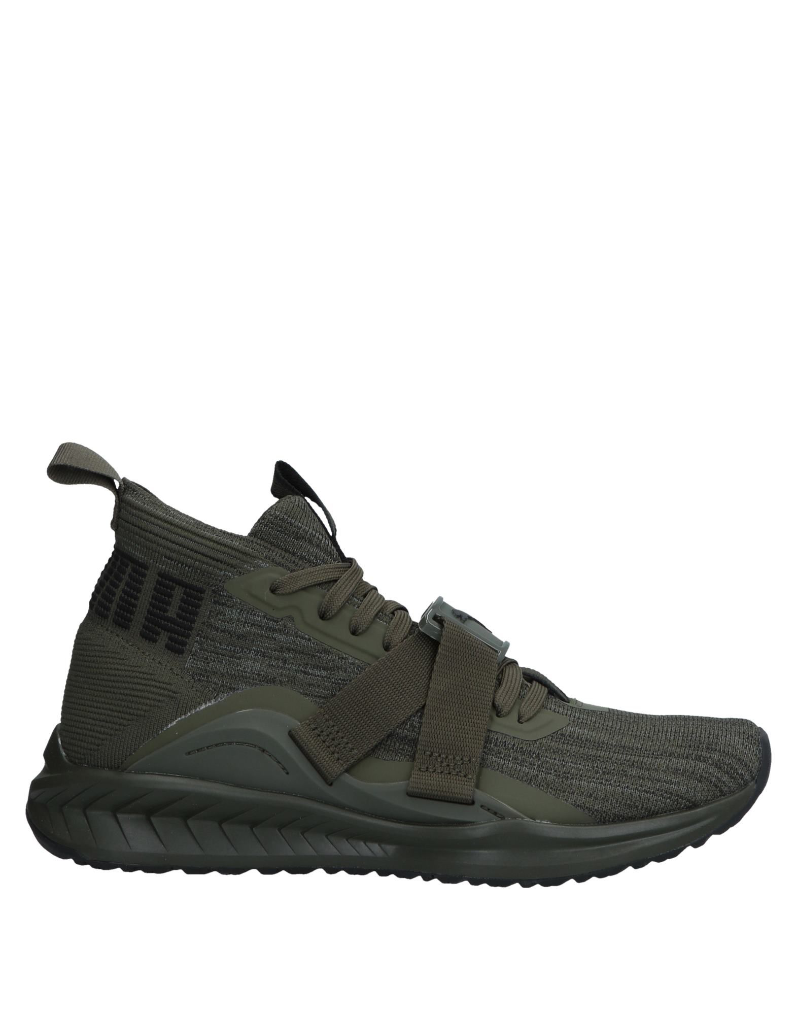 puma army green shoes