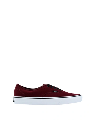 Vans Sneakers In Red