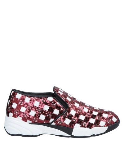 Pinko Sneakers In Brick Red
